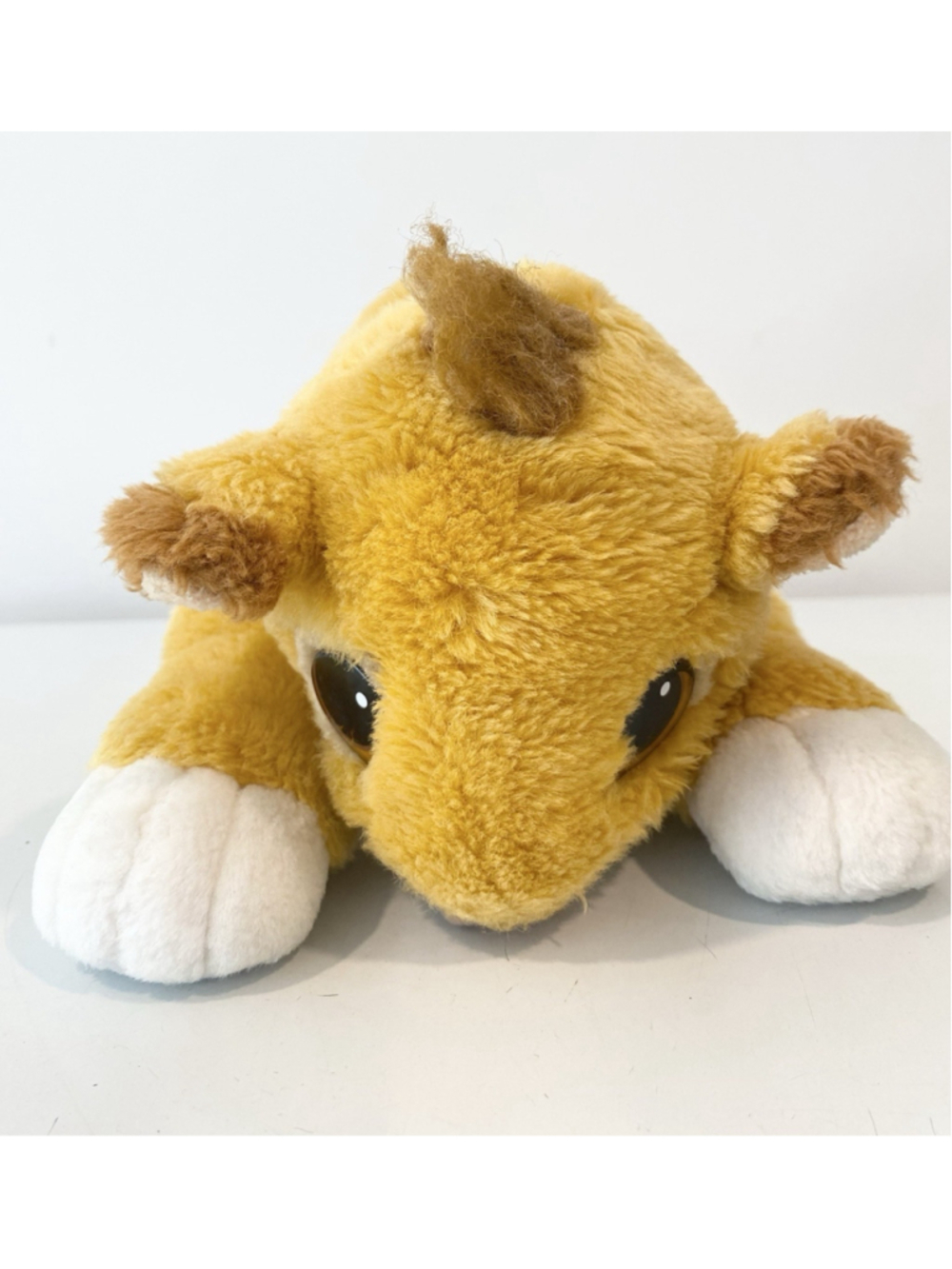 Vintage 1993 Mattel Disney The Lion King Simba Plush 10” Floppy Laying Lion